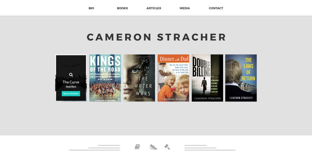 Cameron Stracher Website Design