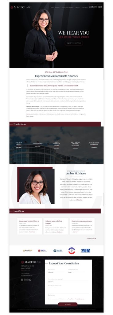 Mace Law Website