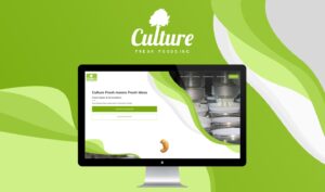 Culture Fresh Foods plant-based food startup website