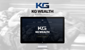 KG Wealth Management fintech website and branding