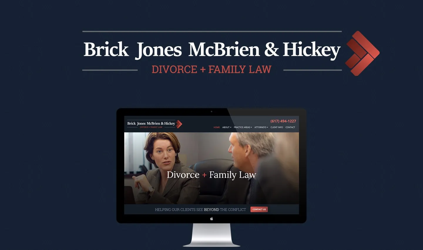Brick Jones McBrien Hickey family law firm rebrand